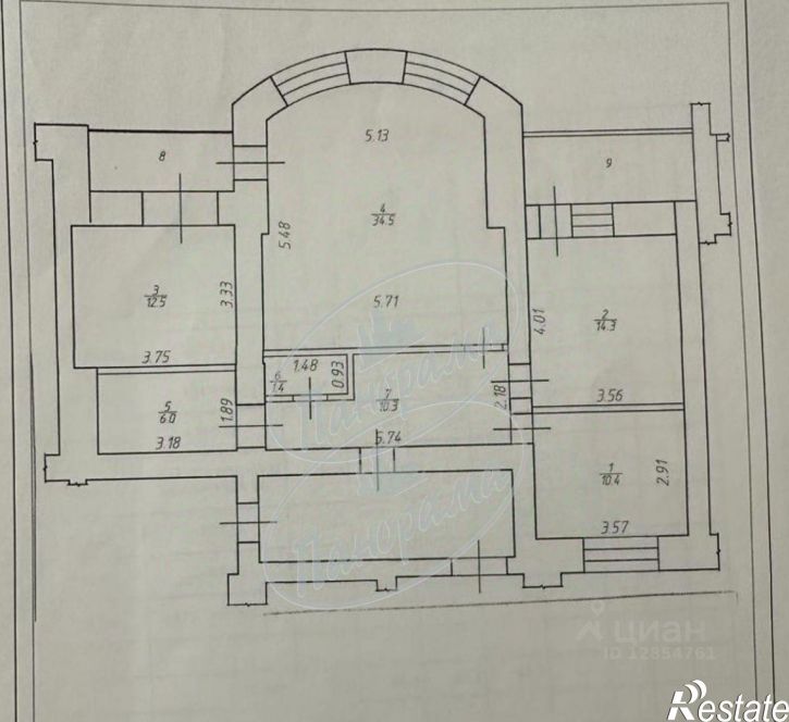 3-комн квартира ул Георгия Димитрова, 24,  д. 24