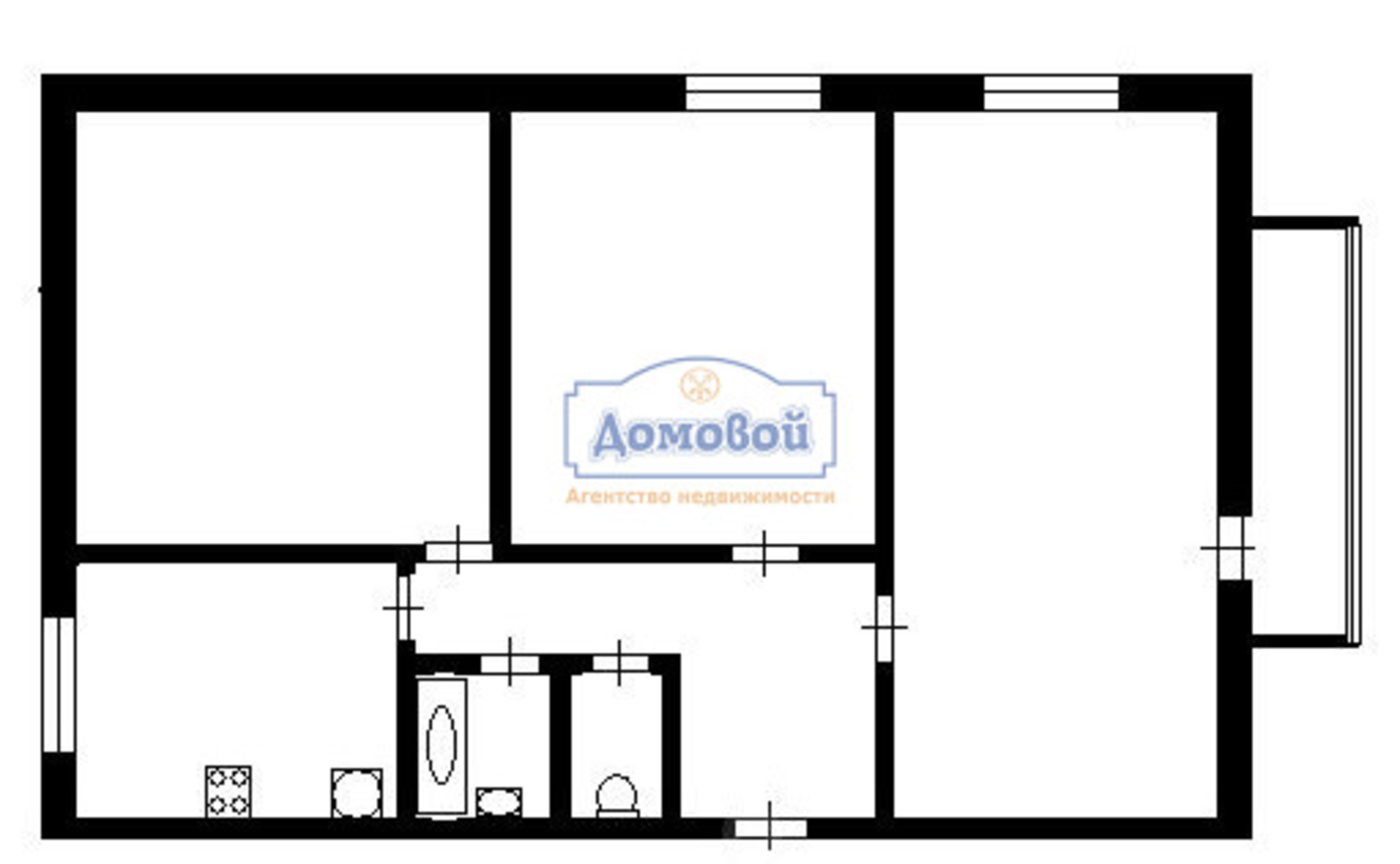 Купить квартиру за 6 450 000 рублей на Суворова ул., 183