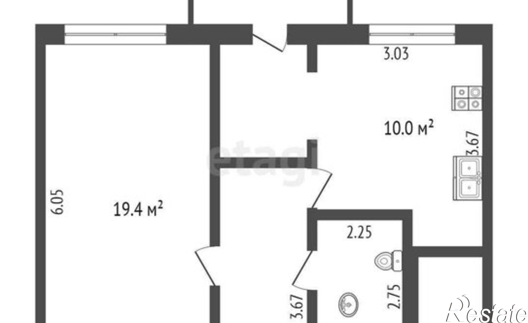 Купить квартиру за 6 300 000 рублей на улица Дзержинского, 92 к2