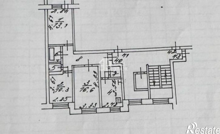 3-комн квартира ул Московская, 315 6,  д. 315 6,  к. 6