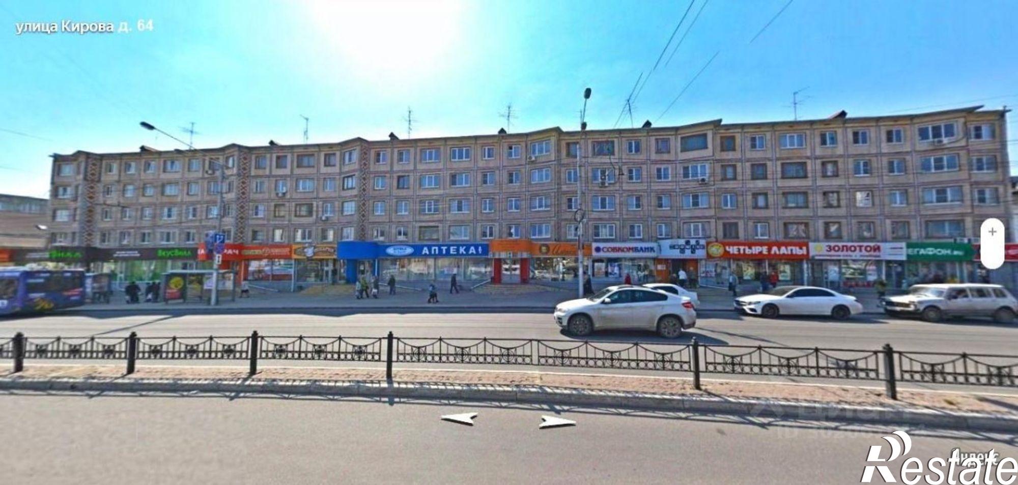 Сдать торговое помещение за 59 510 рублей на ул Кирова, 64