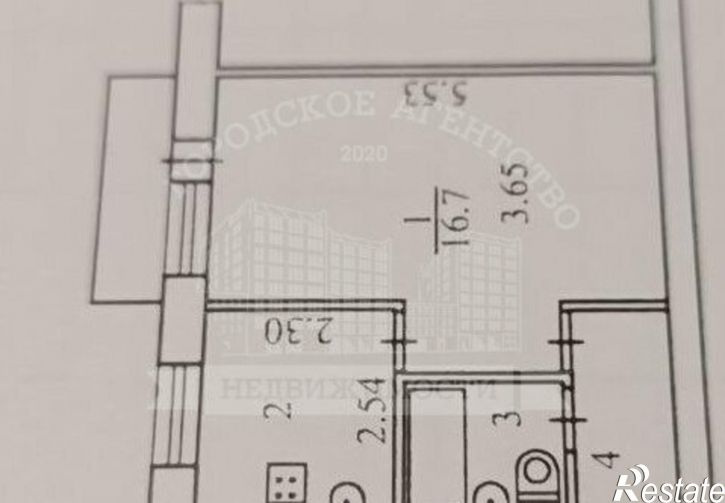 1-комн квартира улица Вишневского, 6,  д. 6