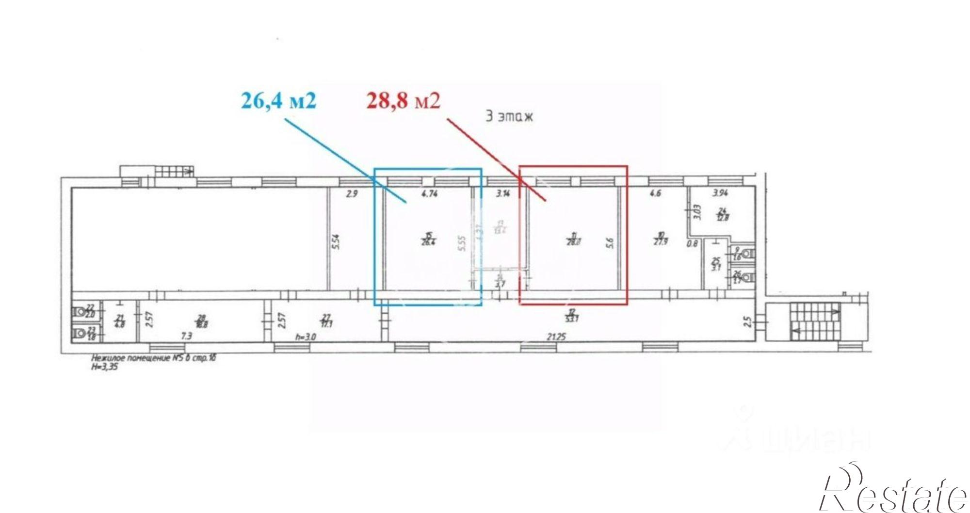 Сдать офис, помещение под офис за 21 390 рублей на улица Пестеля, 15