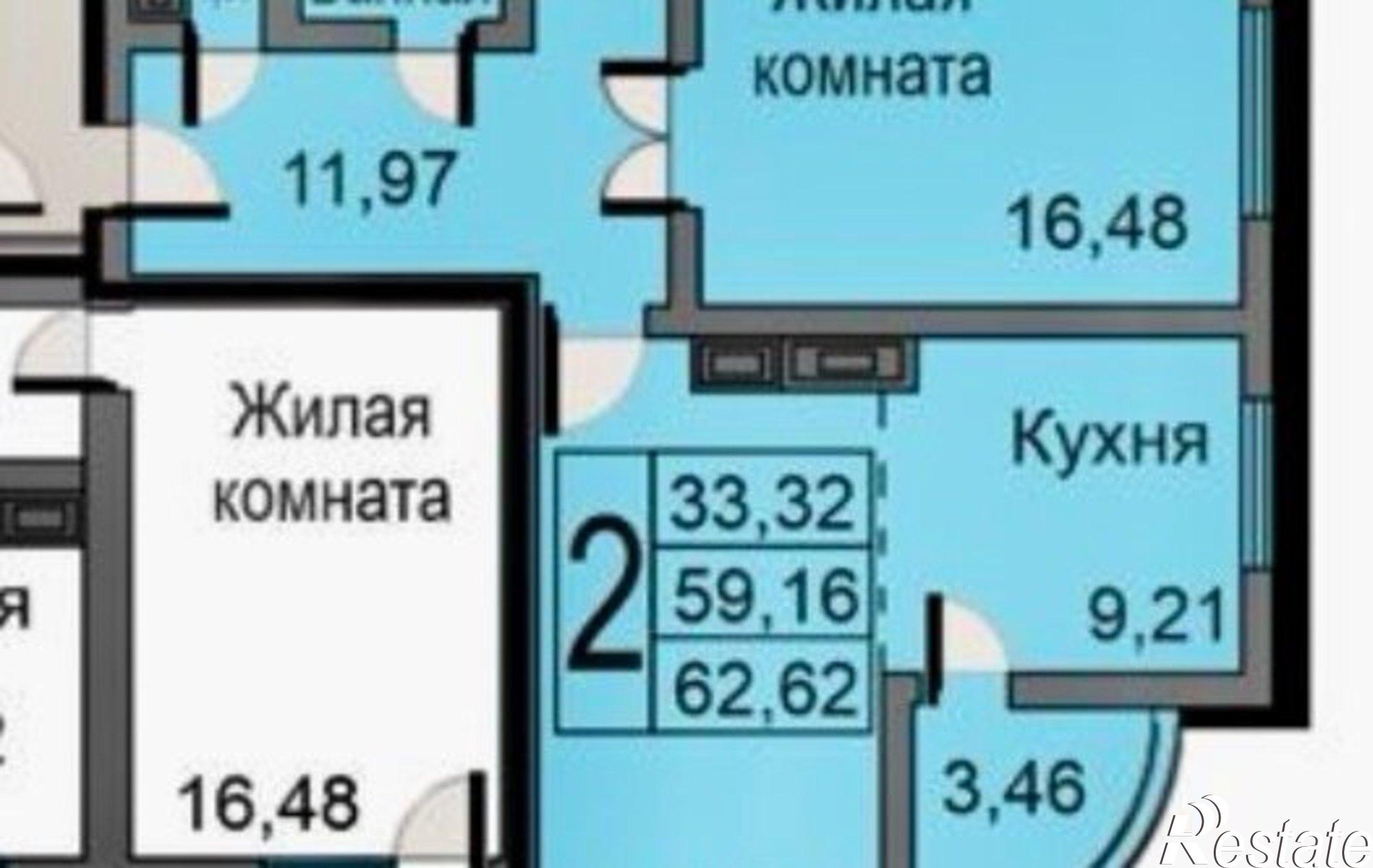 Купить квартиру за 6 900 000 рублей на Минская улица, 23 к1