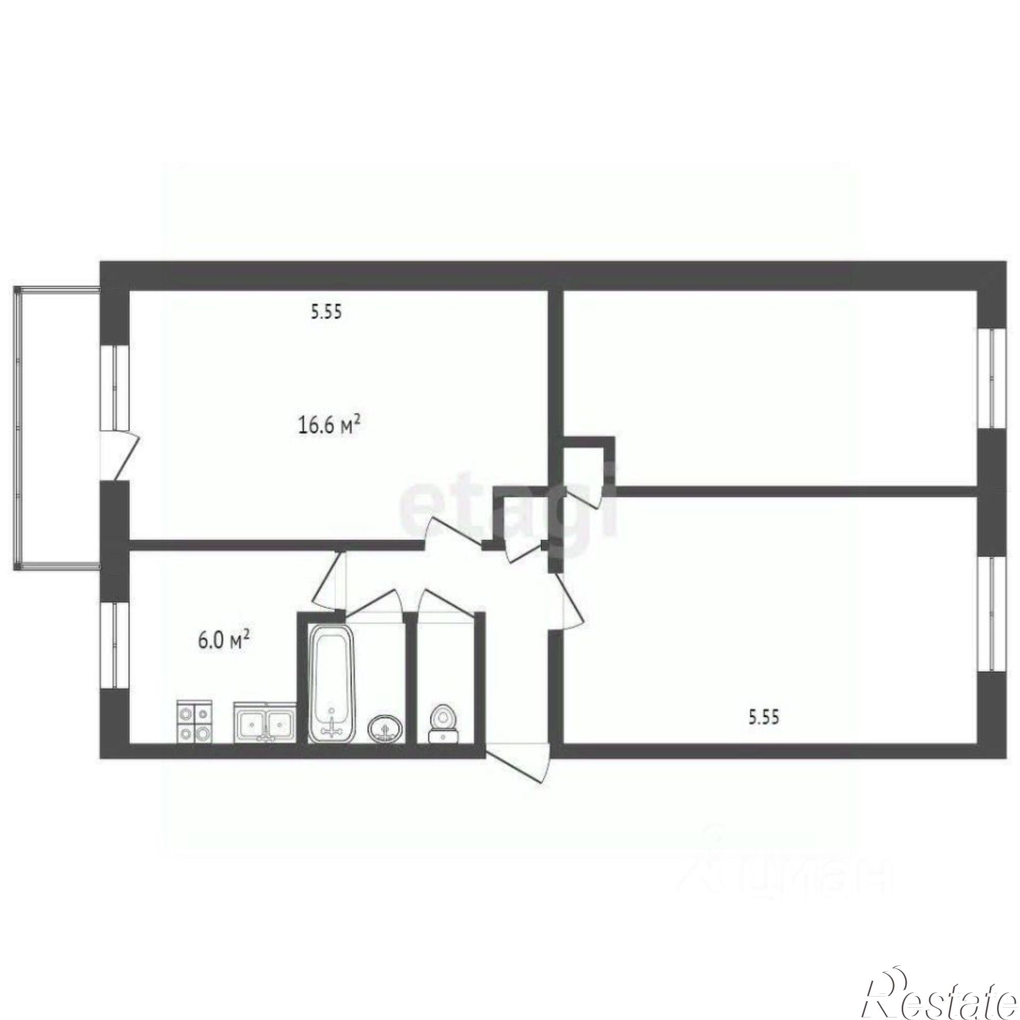 Купить квартиру за 5 300 000 рублей на улица Постовалова, 2