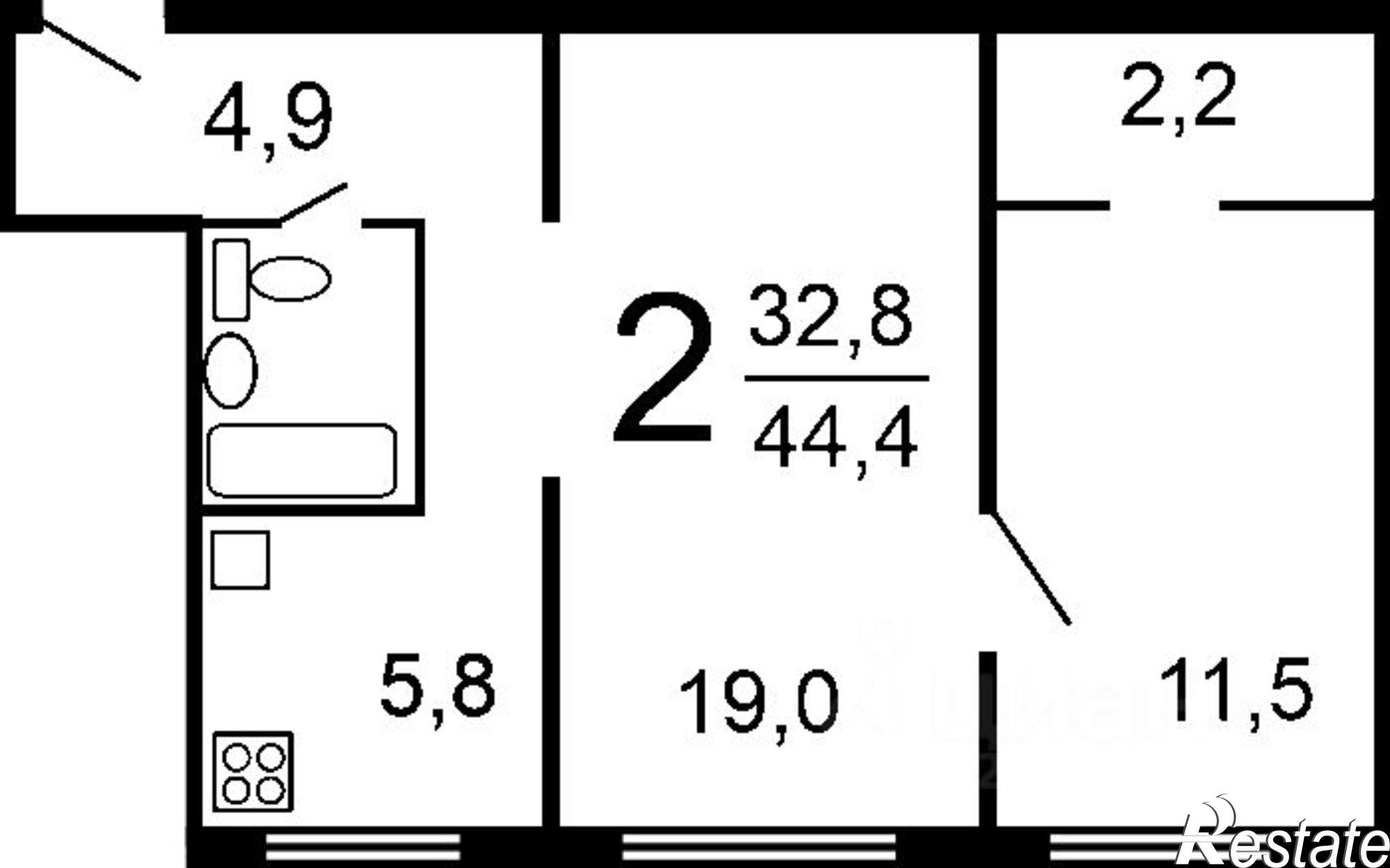 Купить квартиру за 3 100 000 рублей на ул В.Никитиной, 30