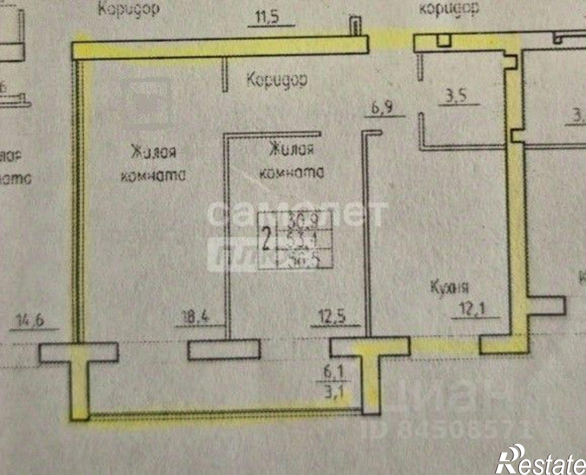 Купить квартиру за 5 600 000 рублей на ул Петра Тарасова, 4