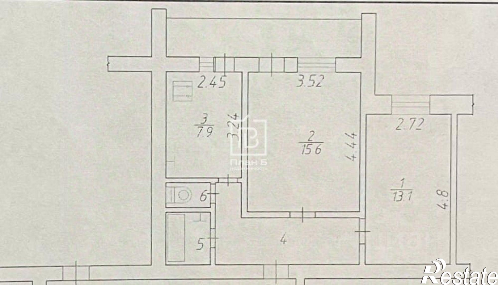 Купить квартиру за 5 100 000 рублей на улица Генерала Попова, 18 к3