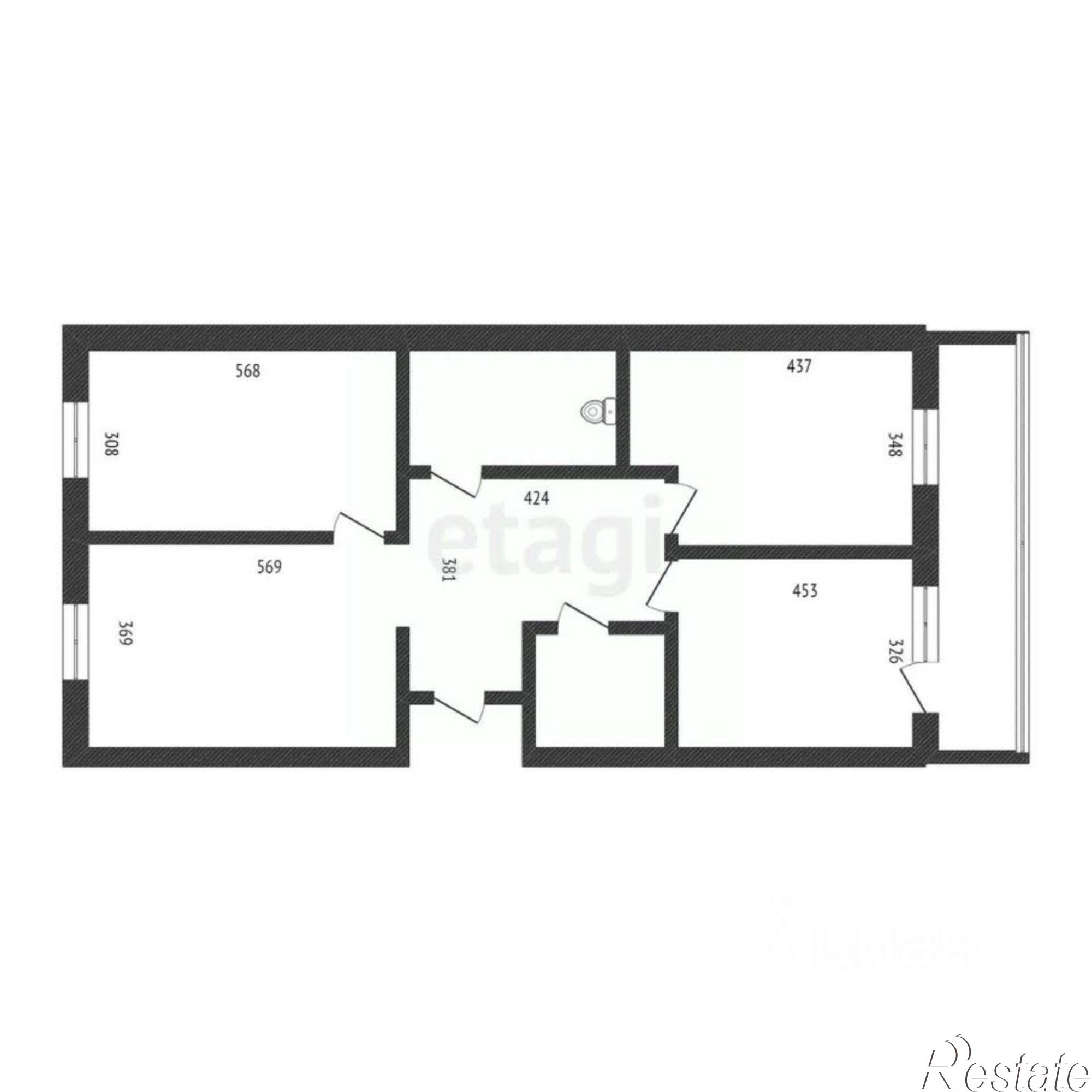 Купить квартиру за 11 000 000 рублей на ул Генерала Попова, 10