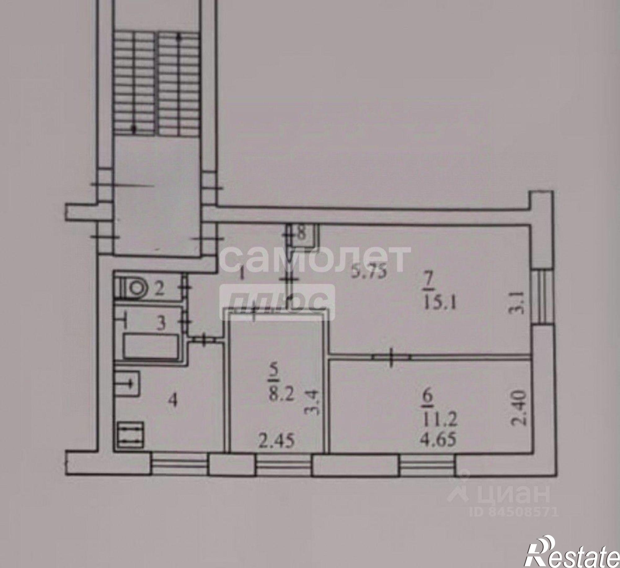 Купить квартиру за 3 300 000 рублей на ул Московская, 333