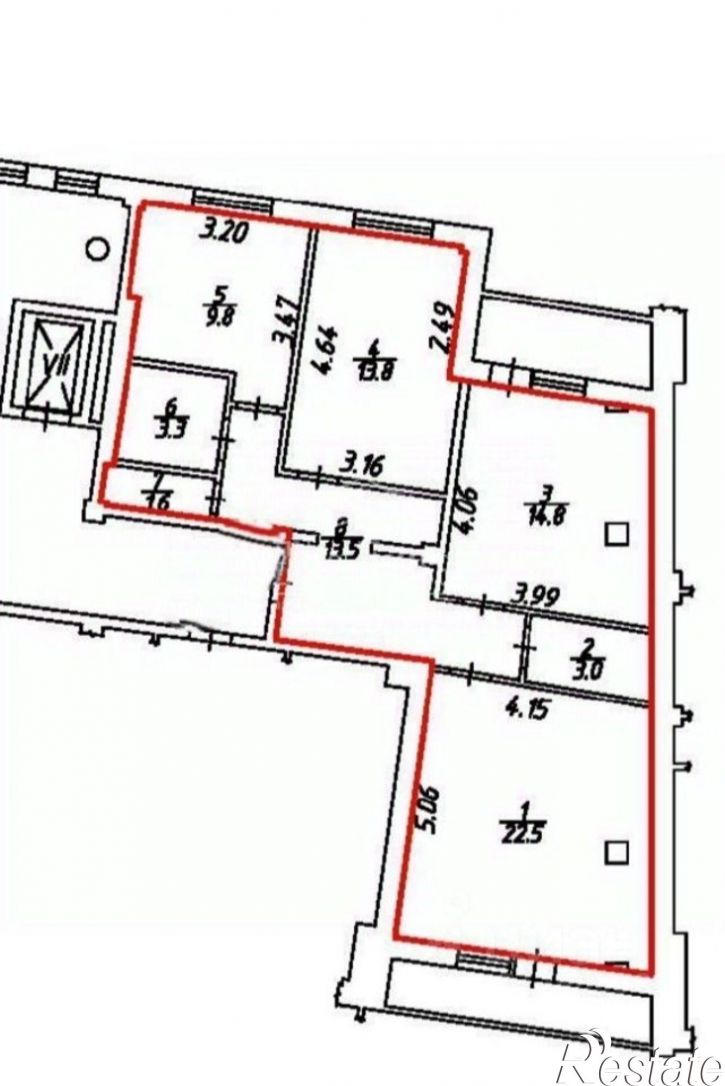 3-комн квартира ул Аллейная, 19,  д. 19
