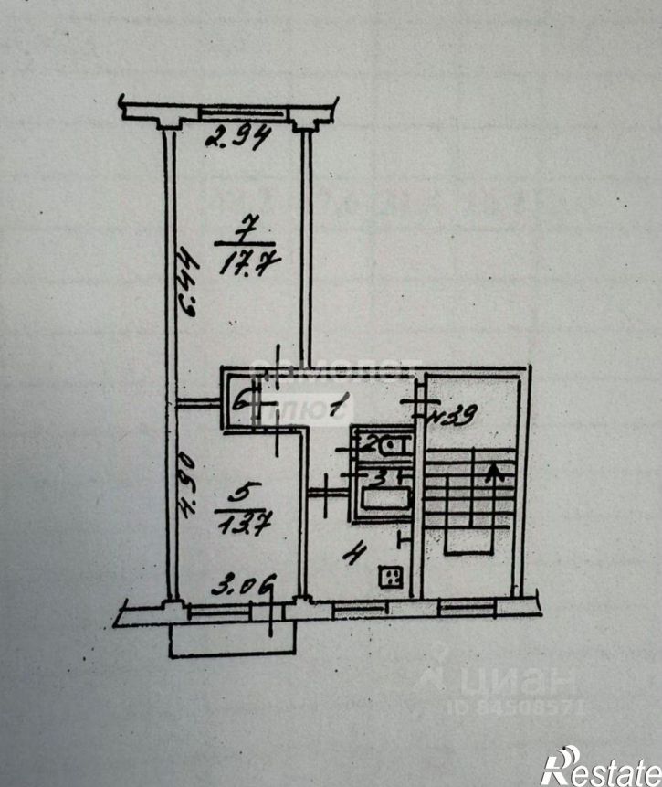 2-комн квартира Карачевская улица, 1,  д. 1
