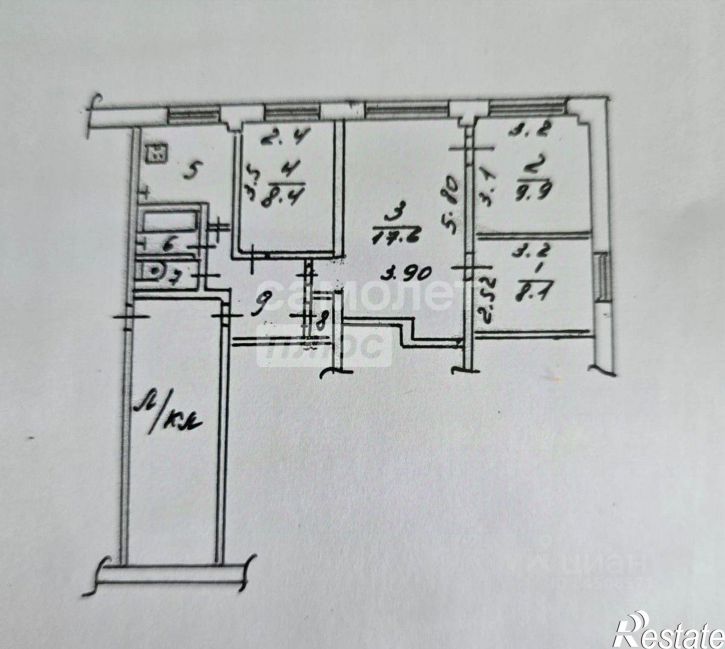3-комн квартира Майская улица, 8,  д. 8