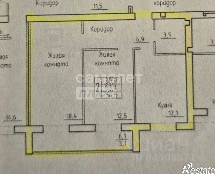 2-комн квартира ул Петра Тарасова, 4,  д. 4