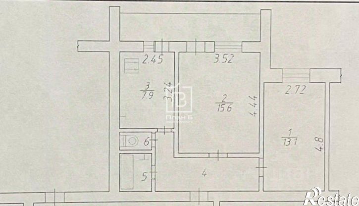 2-комн квартира улица Генерала Попова, 18 к3,  д. 18 к3