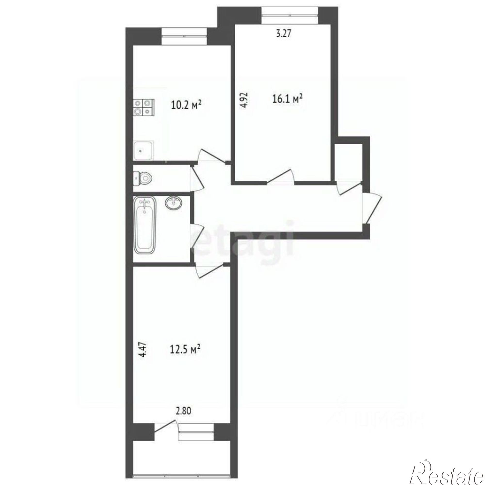 Купить квартиру за 4 100 000 рублей на улица Кибальчича, 5