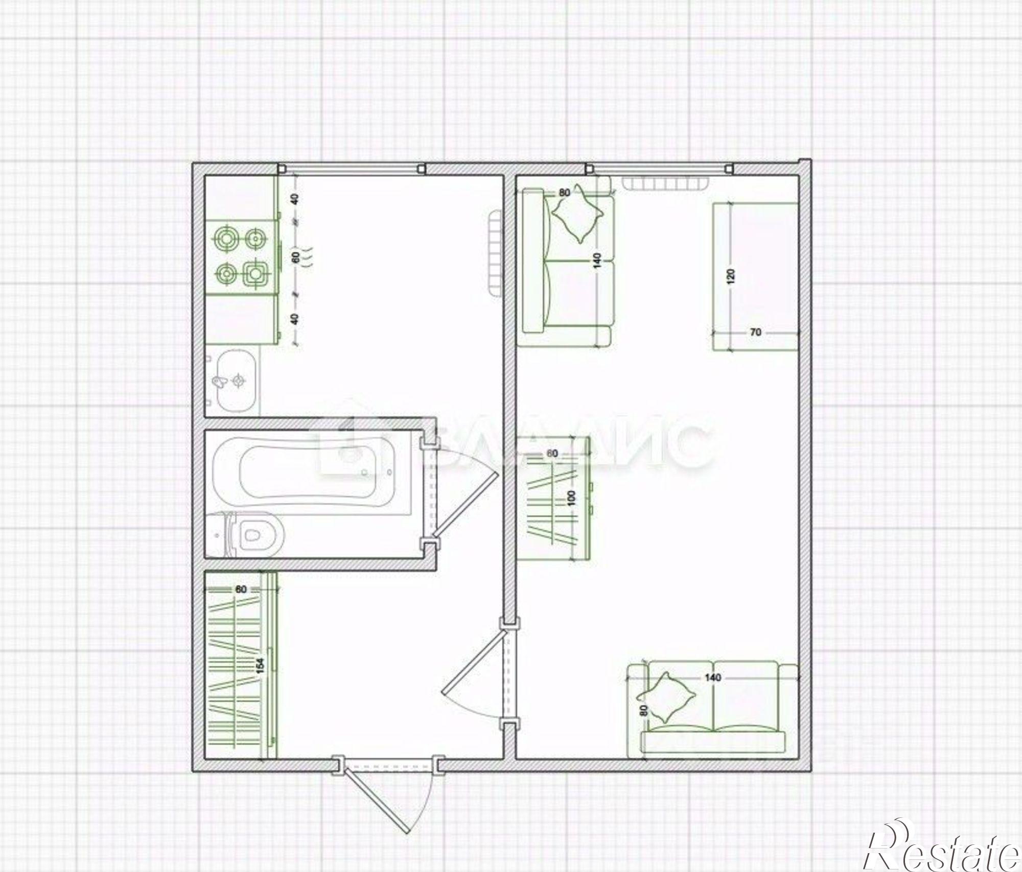 Купить квартиру за 2 500 000 рублей на улица Стеклянников Сад, 3