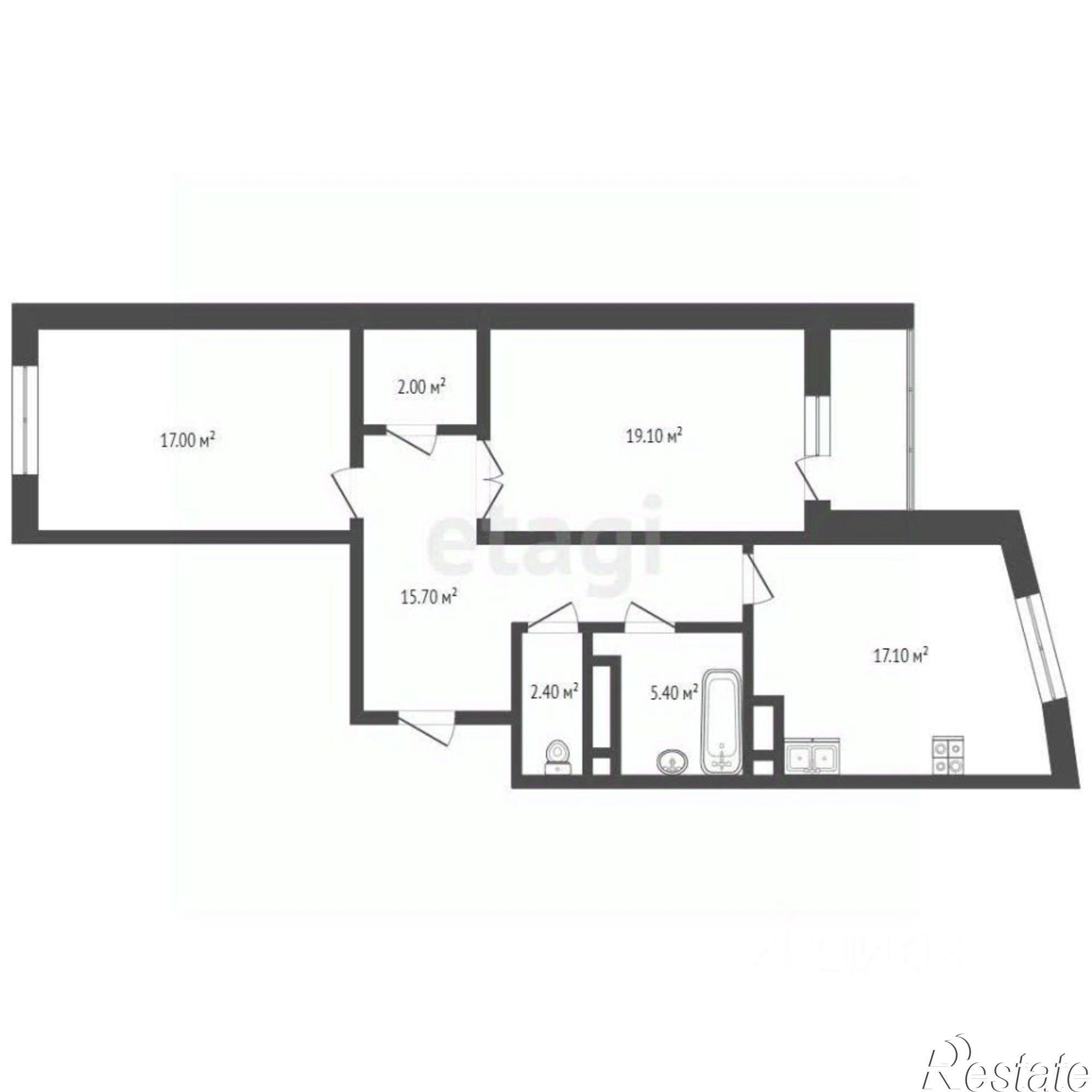 Купить квартиру за 6 500 000 рублей на Московская улица, 311 к3