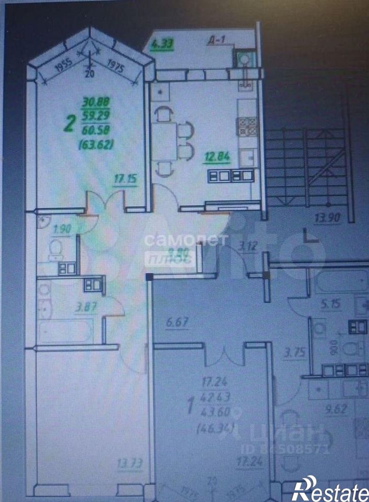 2-комн квартира улица Фомушина, 33,  д. 33