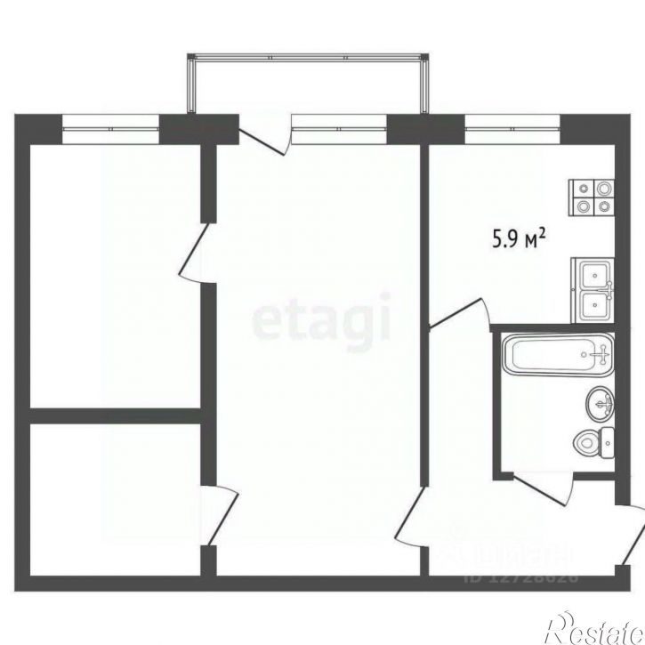 2-комн квартира Привокзальная улица, 8,  д. 8
