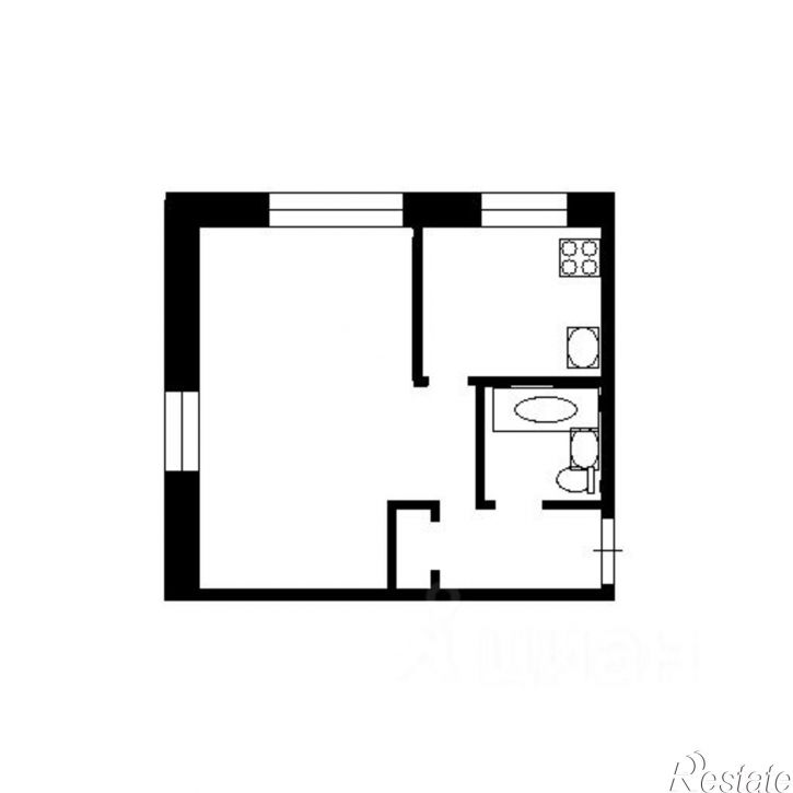 1-комн квартира Промышленная улица, 2,  д. 2