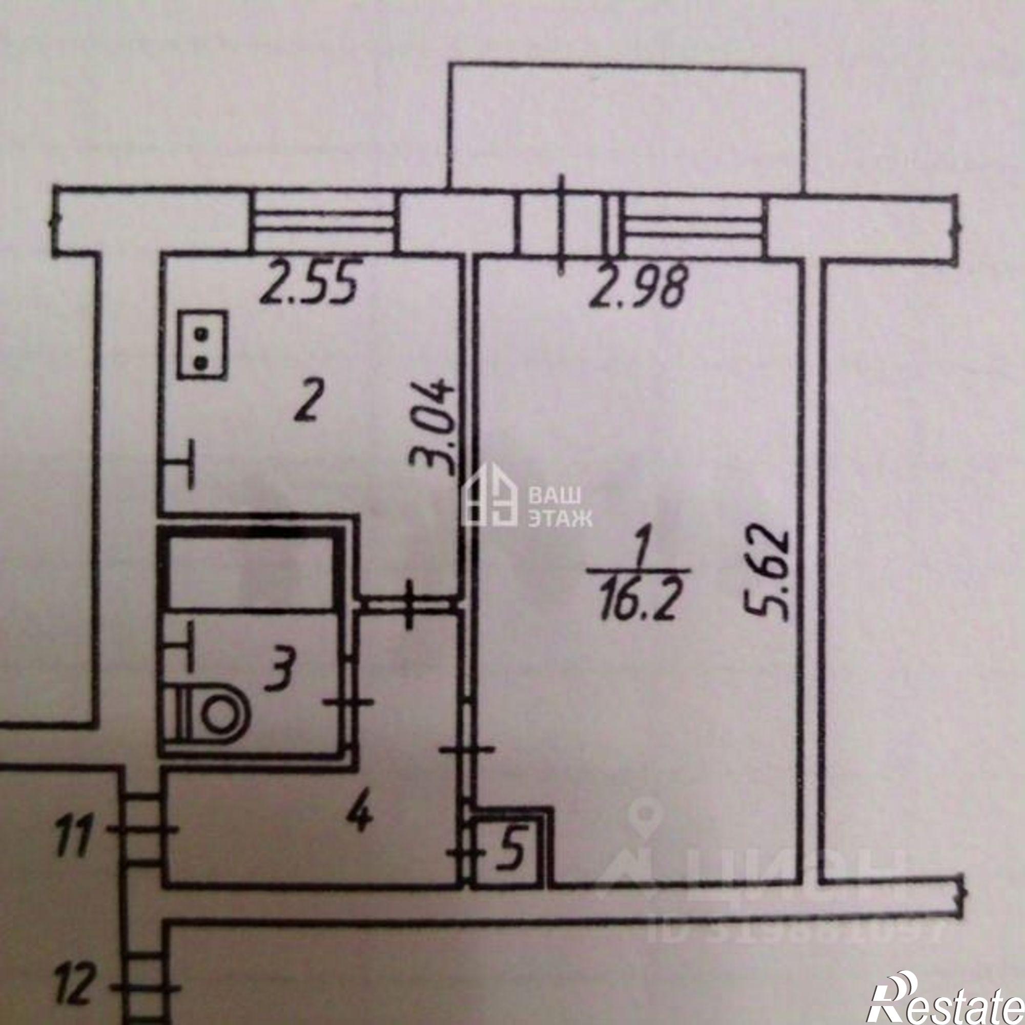 Купить квартиру за 2 750 000 рублей на ул Гурьянова, 16 1