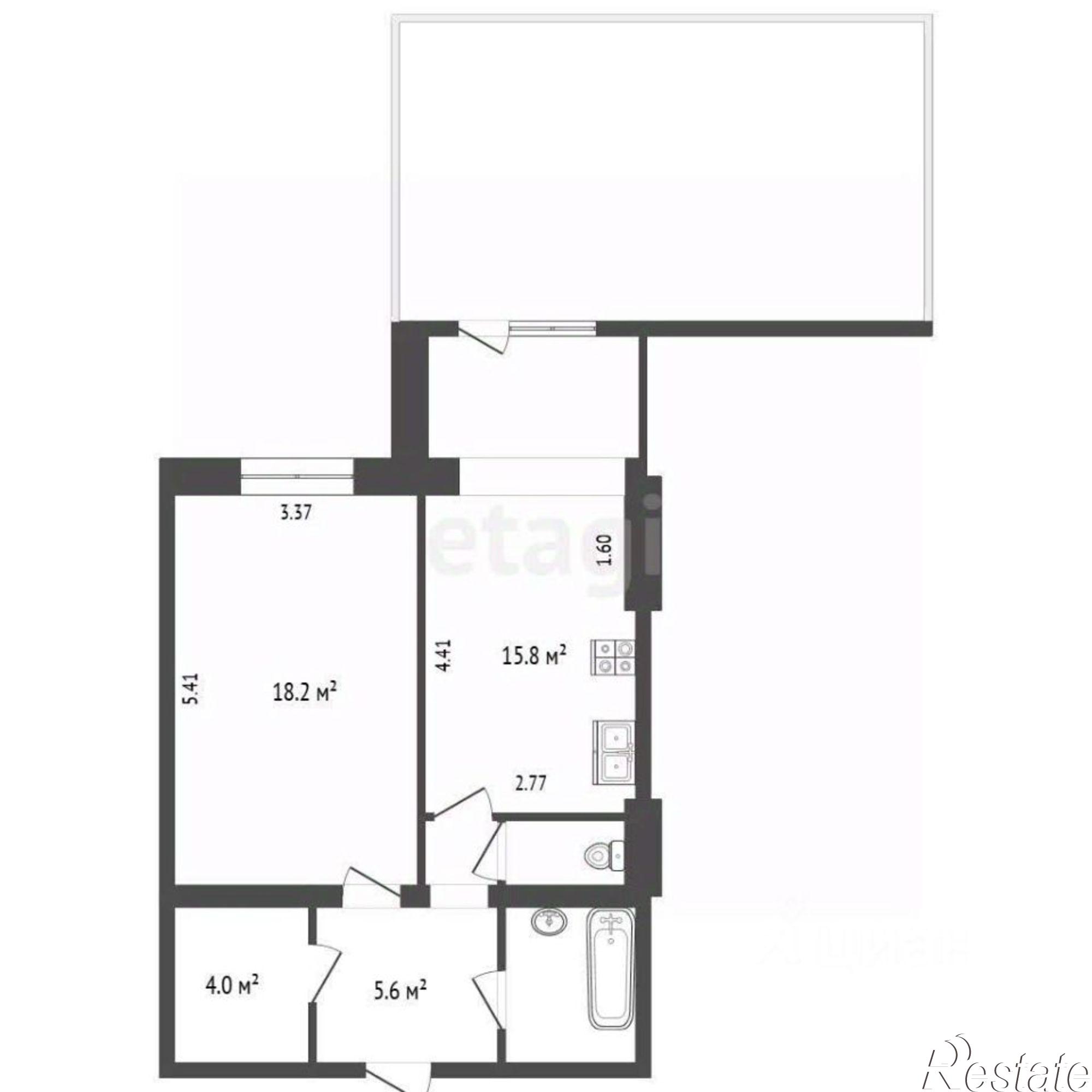 Купить квартиру за 6 000 000 рублей на улица Поле Свободы, 129