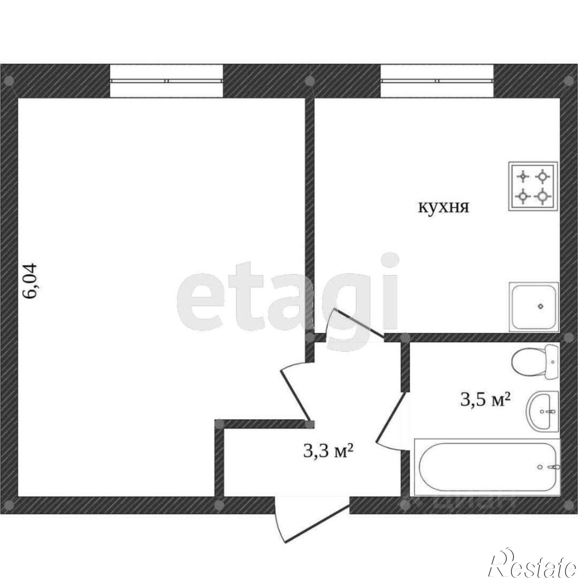 Купить квартиру за 3 300 000 рублей на улица Георгия Амелина, 15