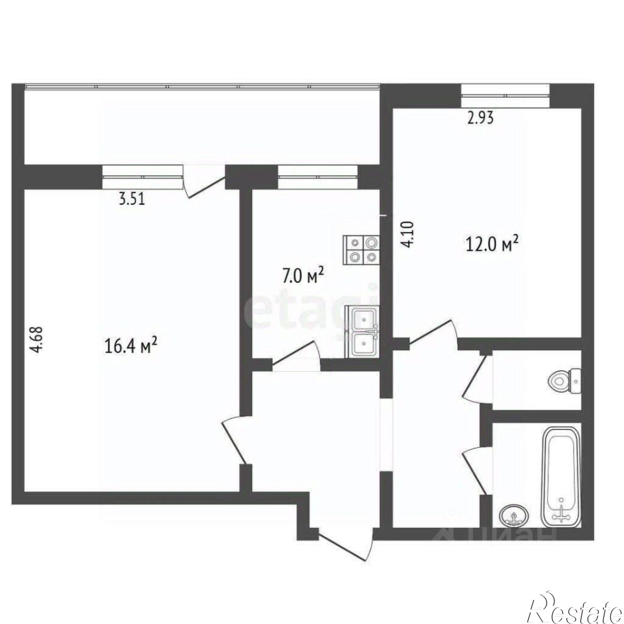 Купить квартиру за 6 300 000 рублей на бульвар Моторостроителей, 12