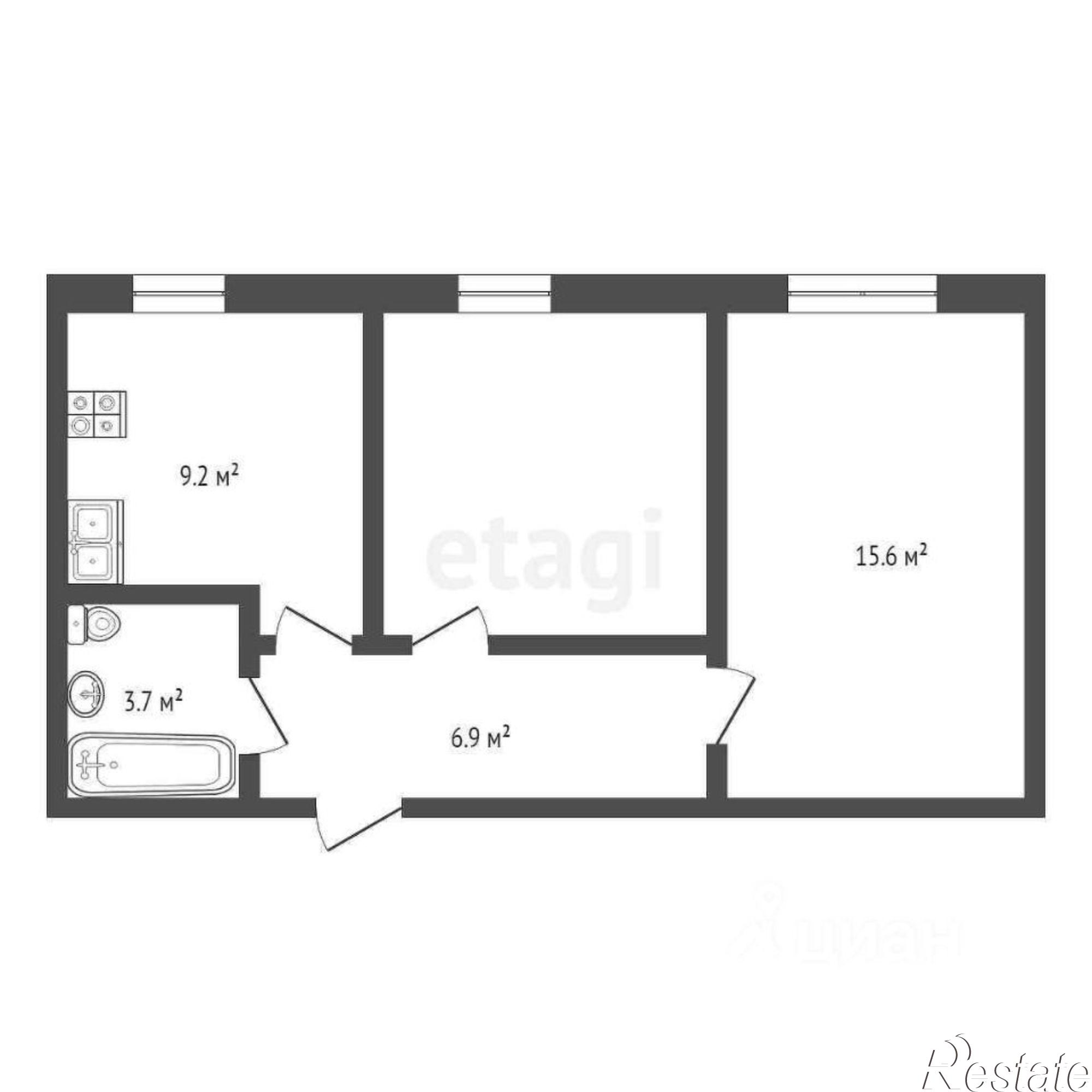 Купить квартиру за 4 700 000 рублей на улица Владимира Козлова, 5