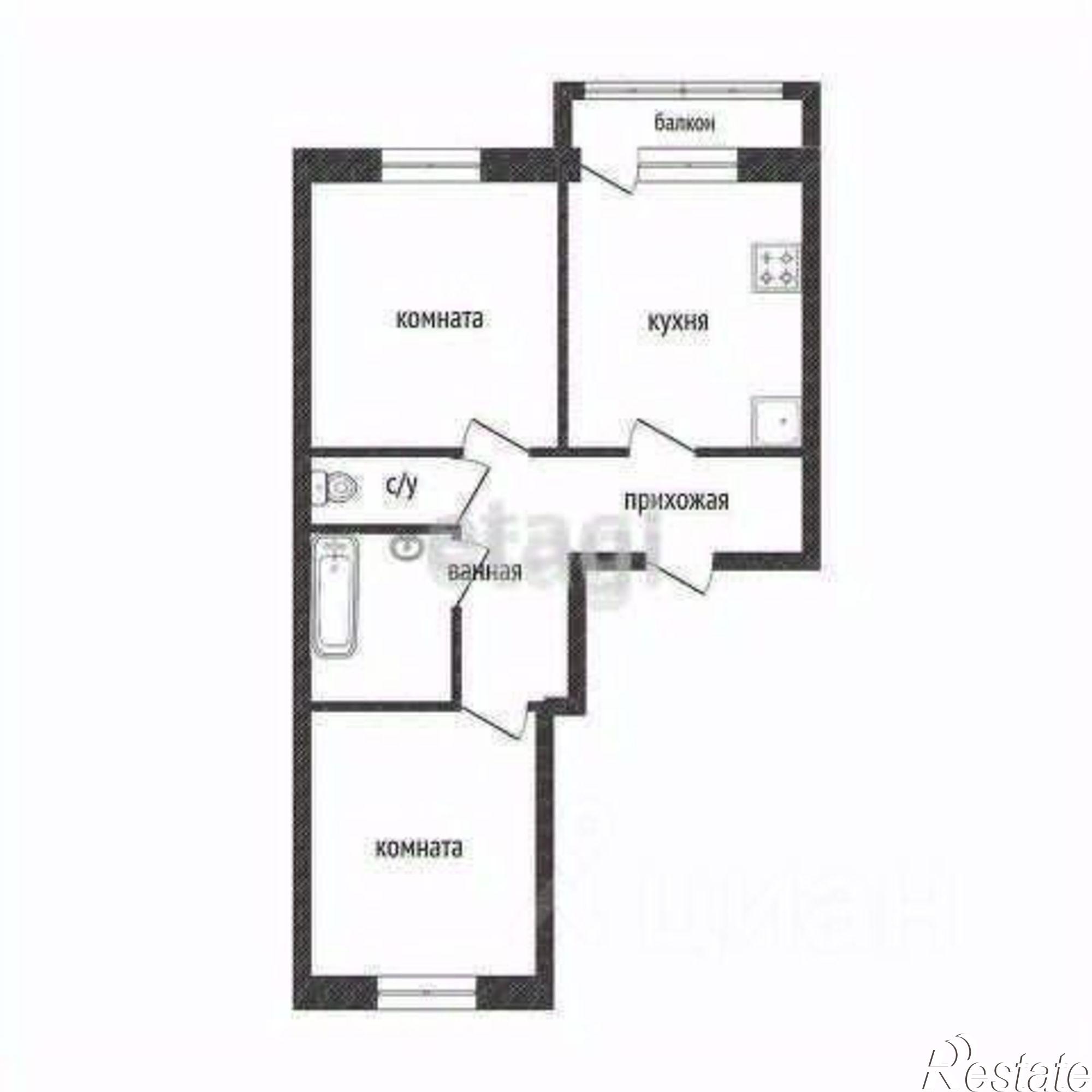 Купить квартиру за 4 990 000 рублей на Полесская улица, 43