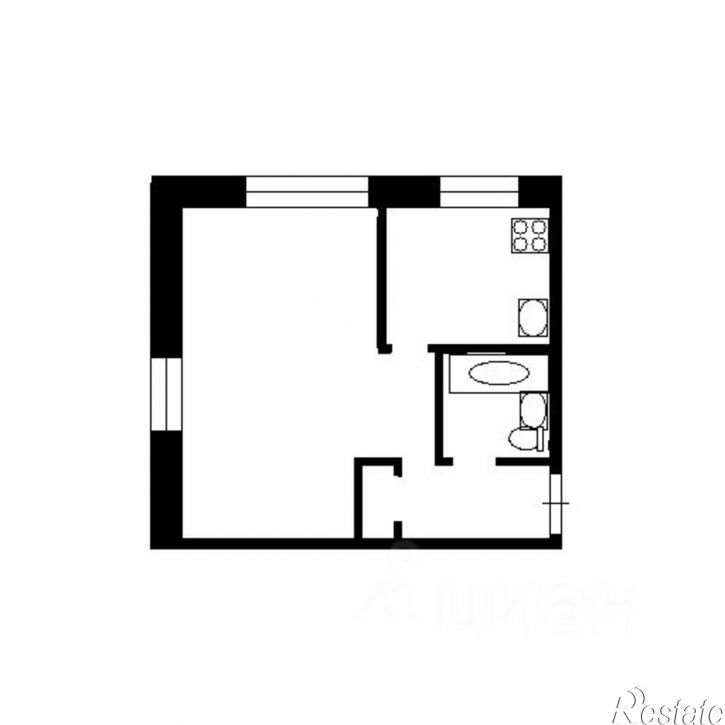 1-комн квартира ул Московская, 291 1,  д. 291 1,  к. 1