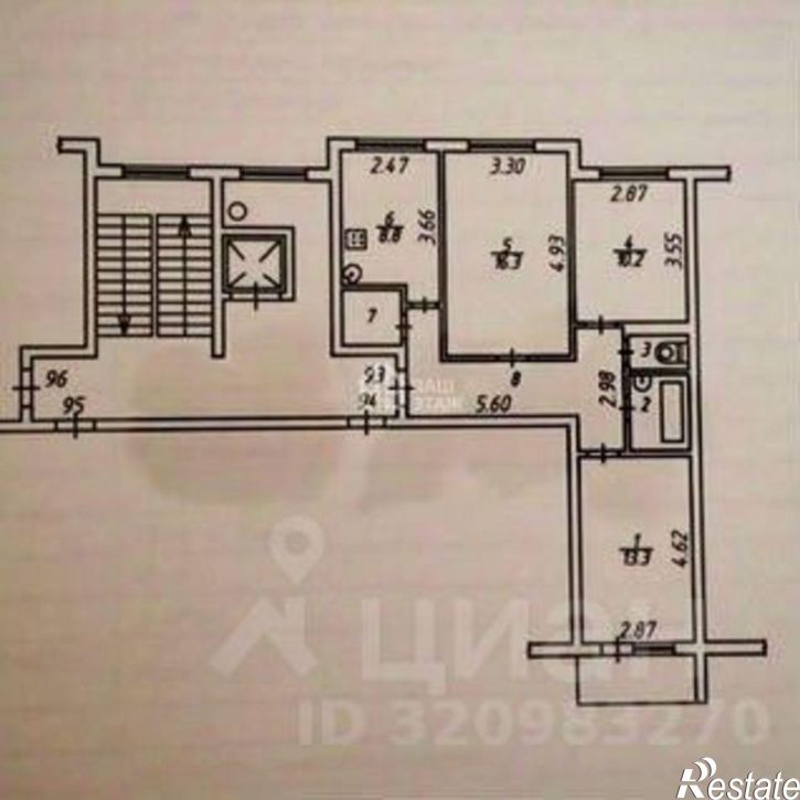 3-комн квартира ул Тульская, 121,  д. 121