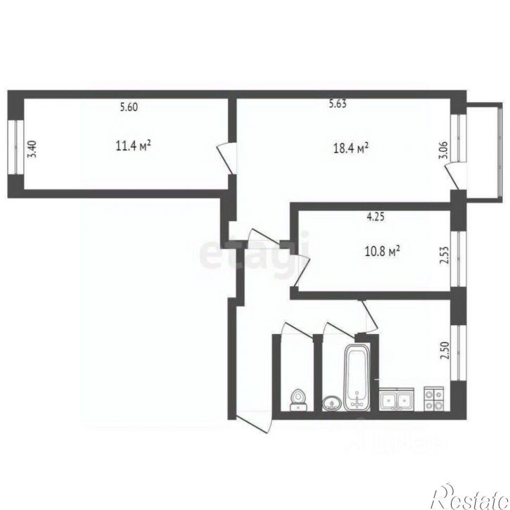 3-комн квартира улица Дружбы, 9,  д. 9