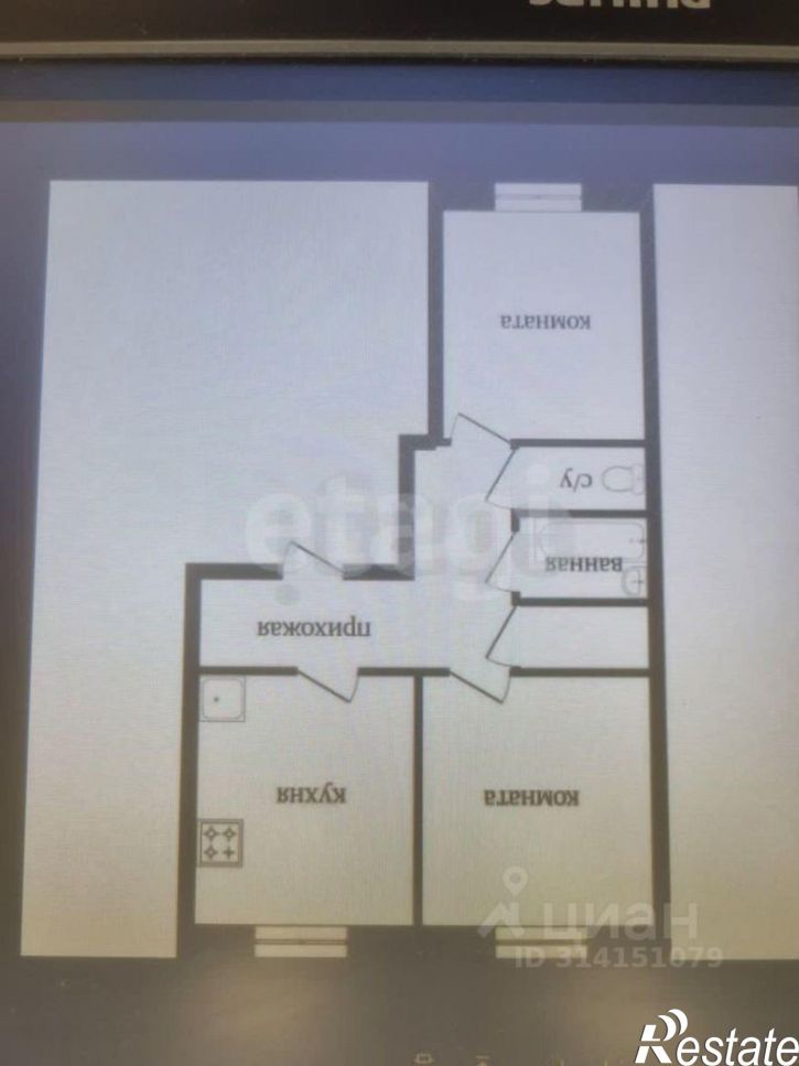 2-комн квартира улица Петра Тарасова, 39,  д. 39