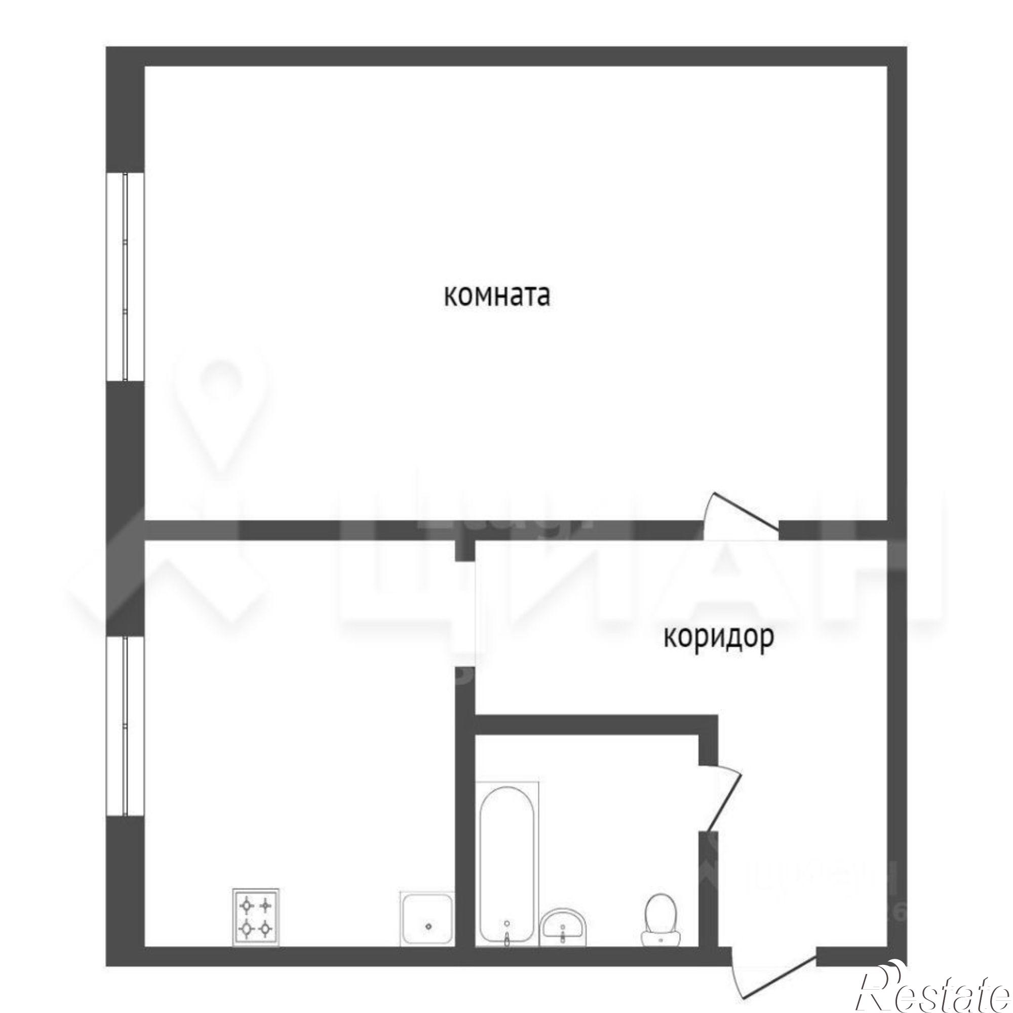 Купить квартиру за 2 950 000 рублей на улица Гурьянова, 37