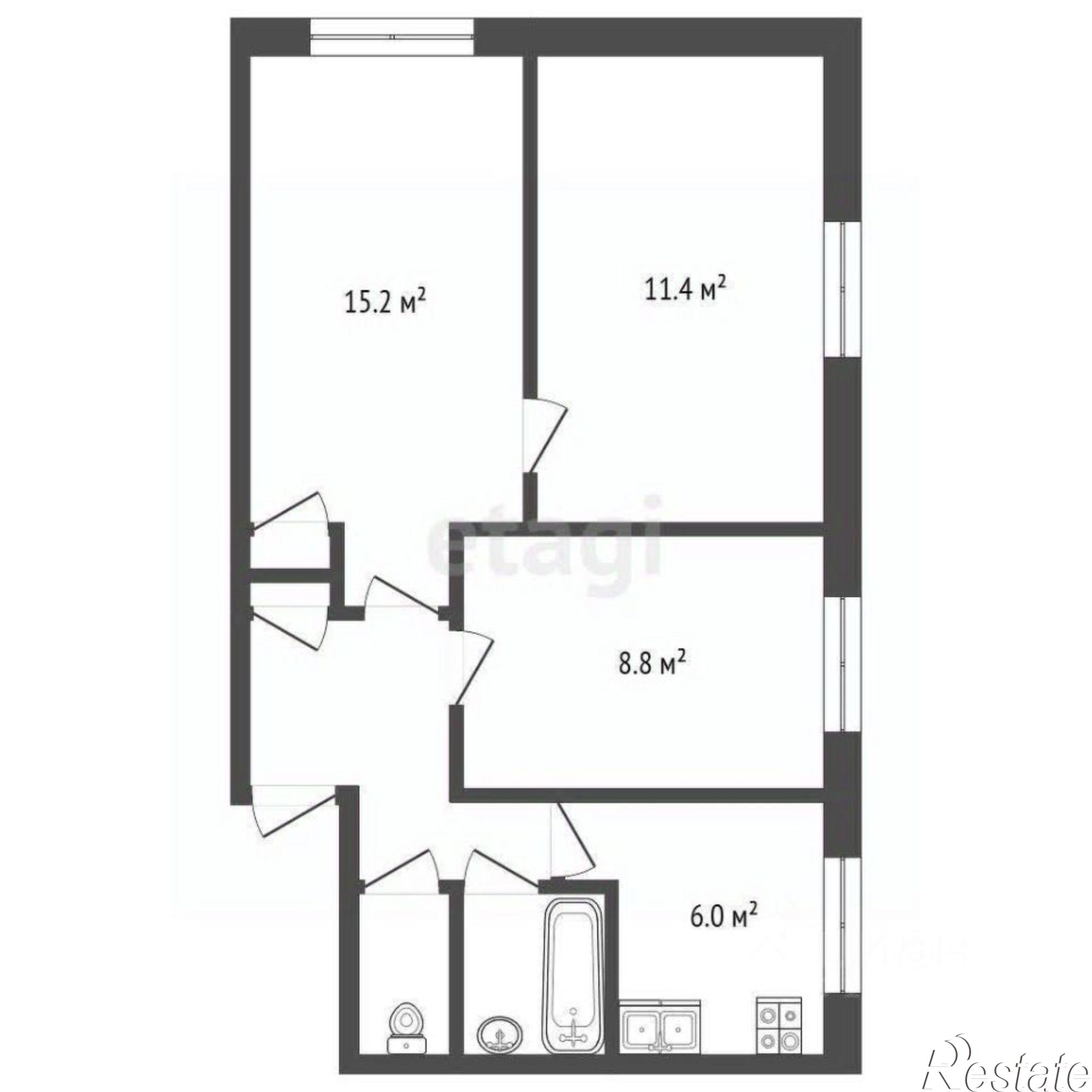 Купить квартиру за 4 490 000 рублей на переулок Малинники, 7 к1