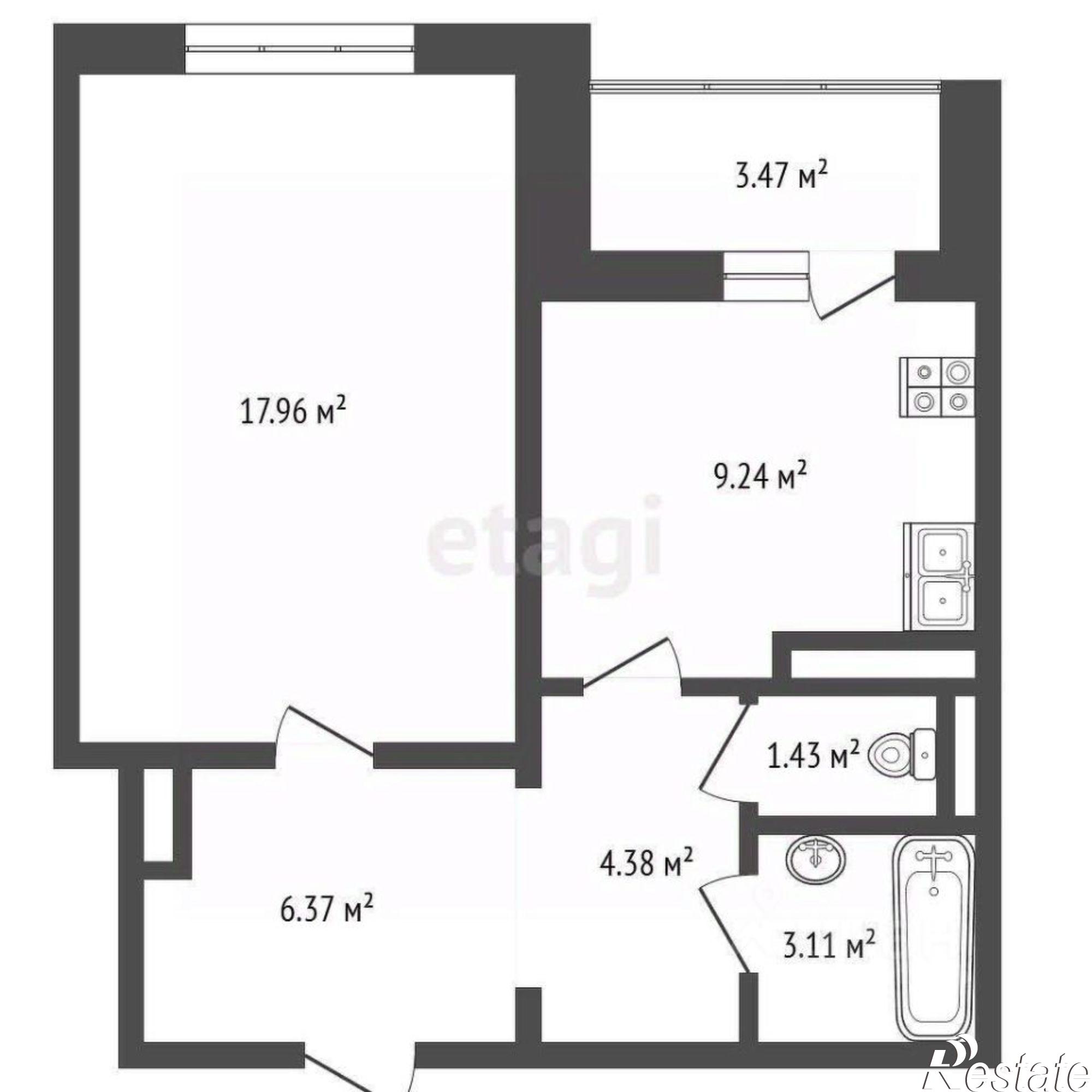 Купить квартиру за 3 600 000 рублей на улица Анненки, 38 к1