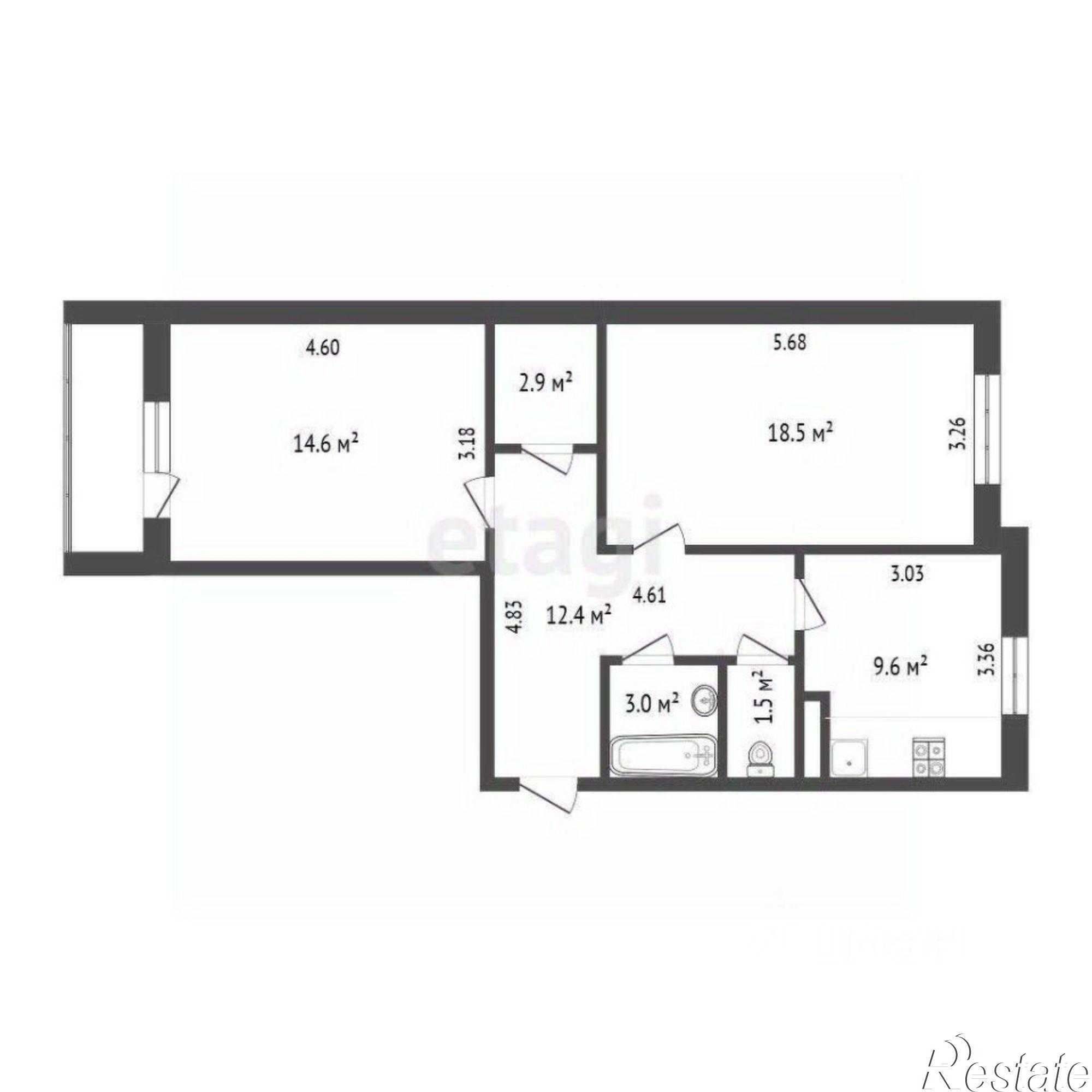 Купить квартиру за 8 200 000 рублей на улица Георгия Димитрова, 8