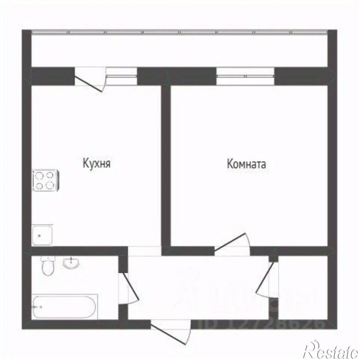 1-комн квартира улица Труда, 32,  д. 32