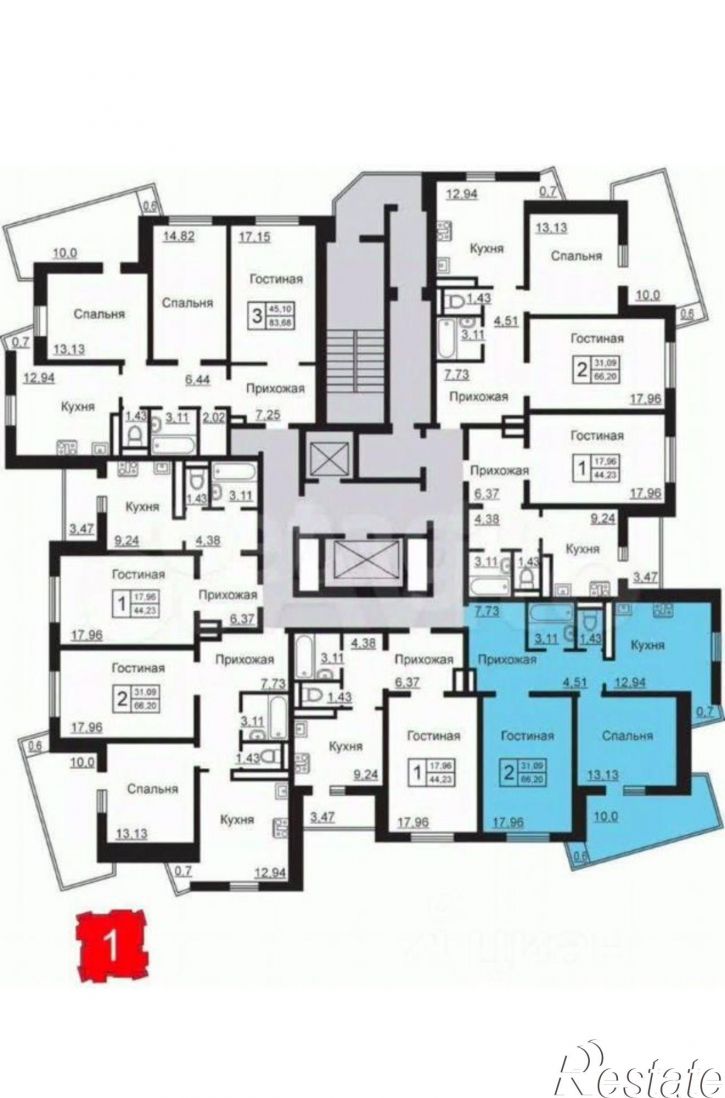 2-комн квартира улица Анненки, 38 к1,  д. 38 к1