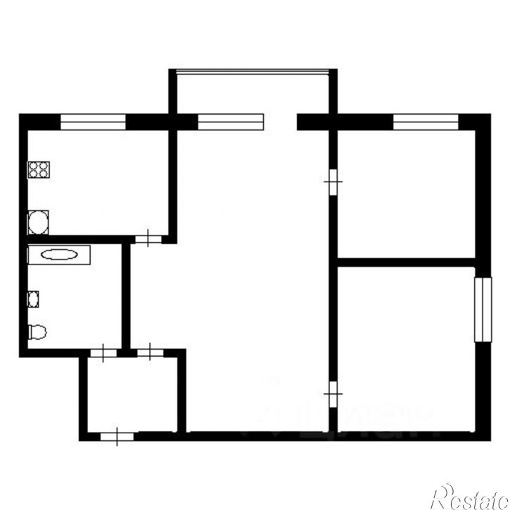 3-комн квартира улица Болотникова, 16,  д. 16