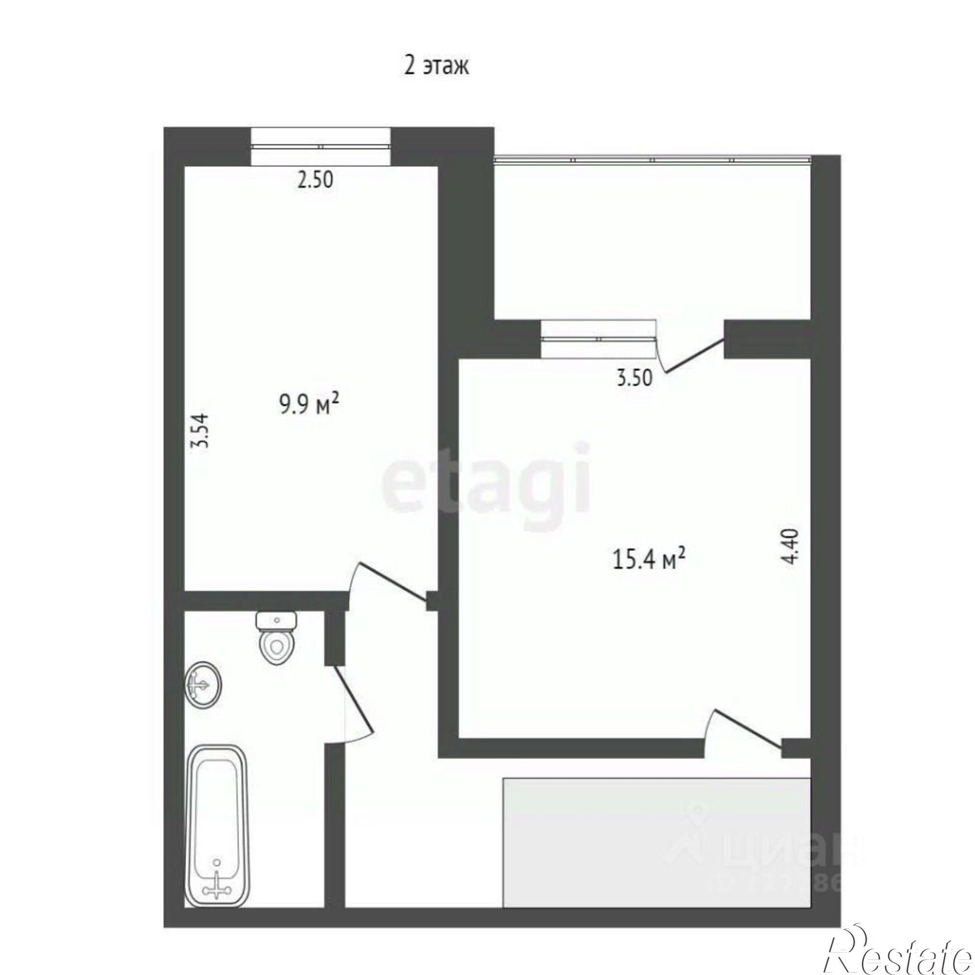 Купить квартиру за 7 700 000 рублей на улица Никитина, 81