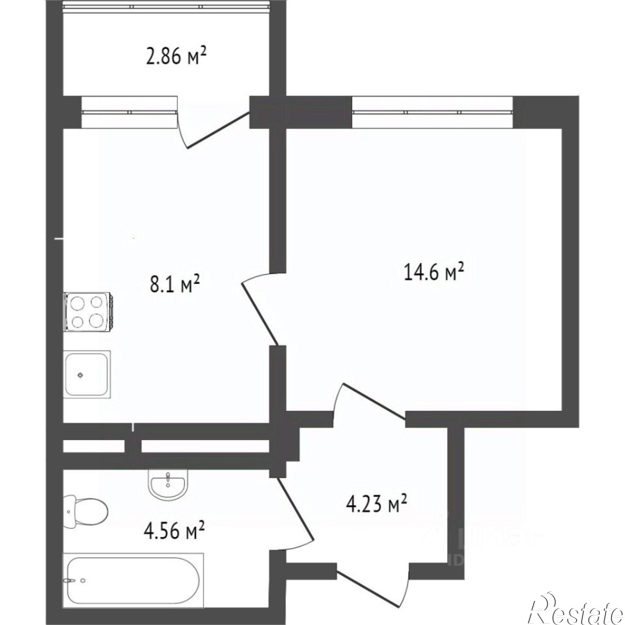 Купить квартиру за 3 350 000 рублей на Азаровская улица, 40 к1