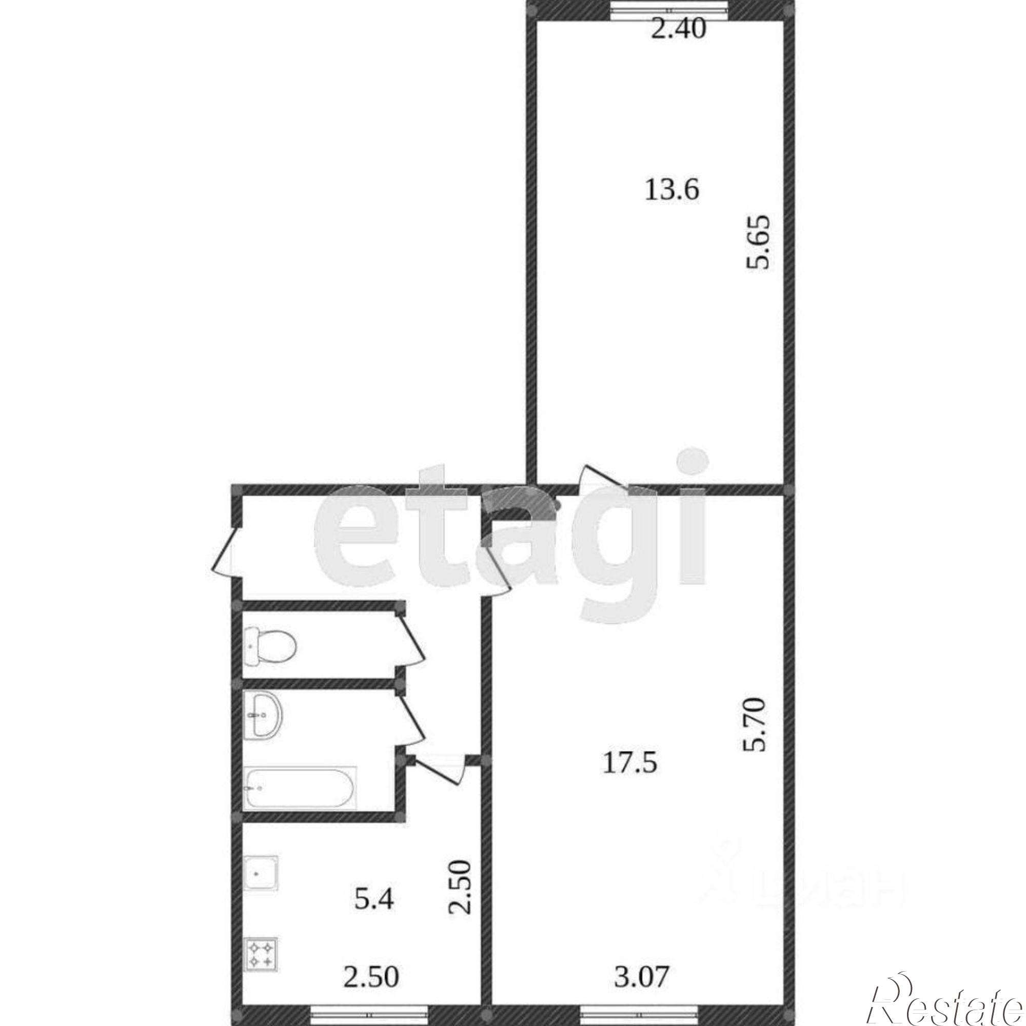 Купить квартиру за 3 799 000 рублей на ул Степана Разина, 50