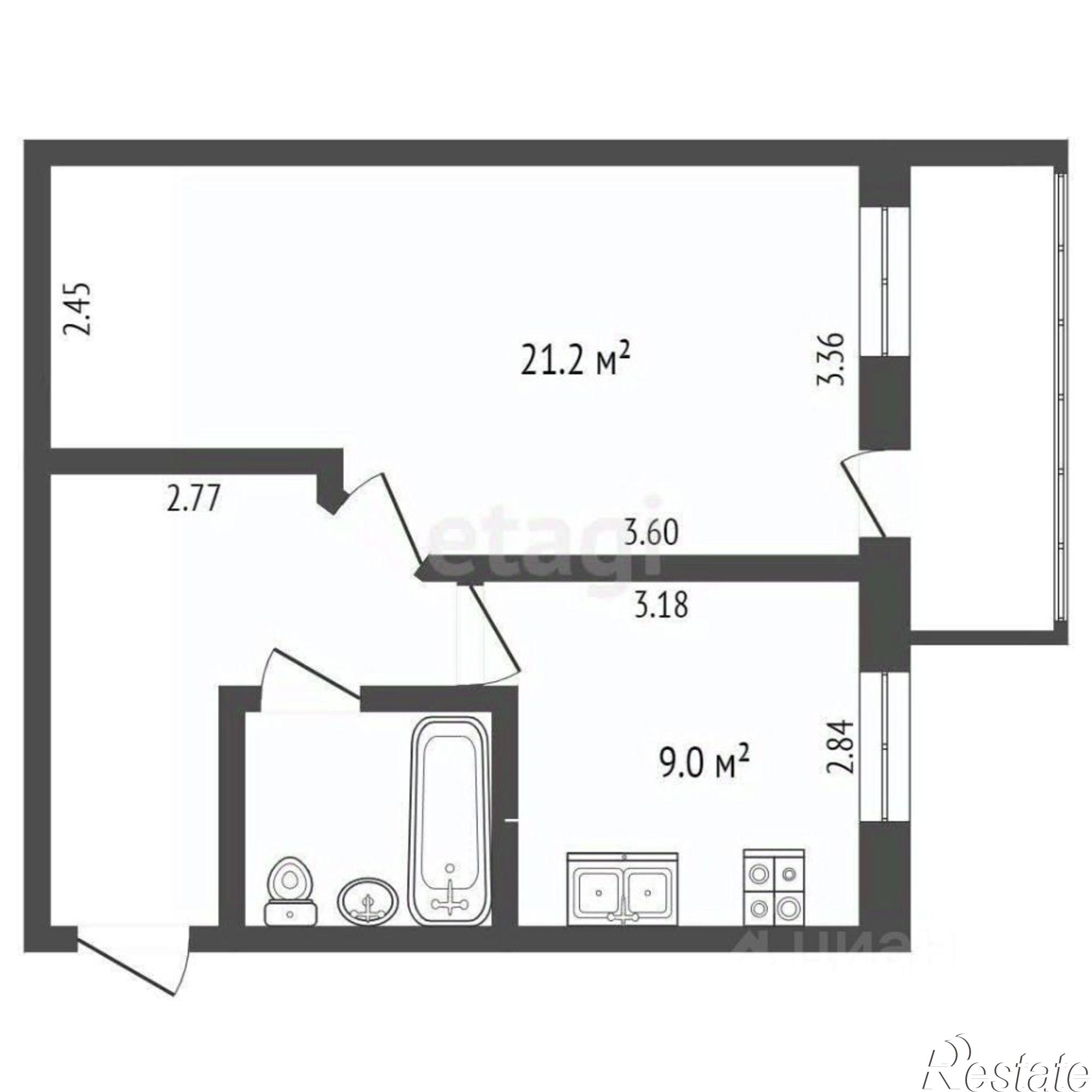 Купить квартиру за 6 000 000 рублей на ул Суворова, 38