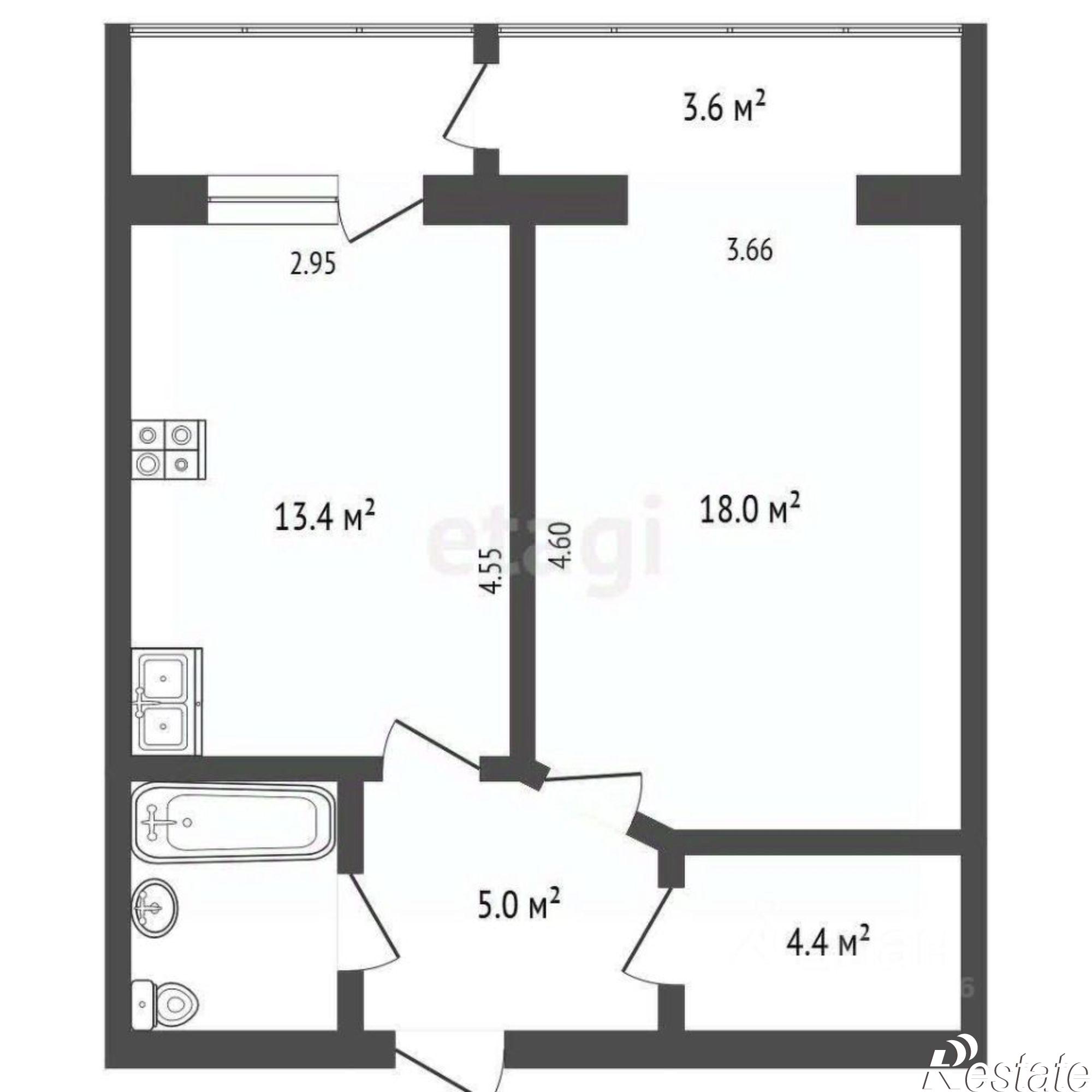 Купить квартиру за 5 600 000 рублей на Терепецкая улица, 7