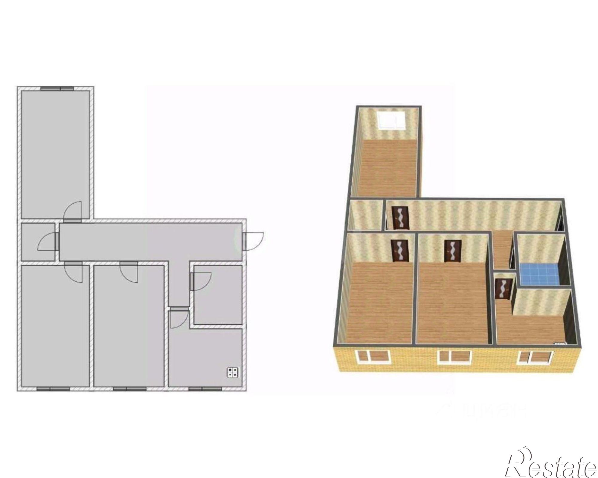 Купить квартиру за 4 190 000 рублей на Центральная улица, 18