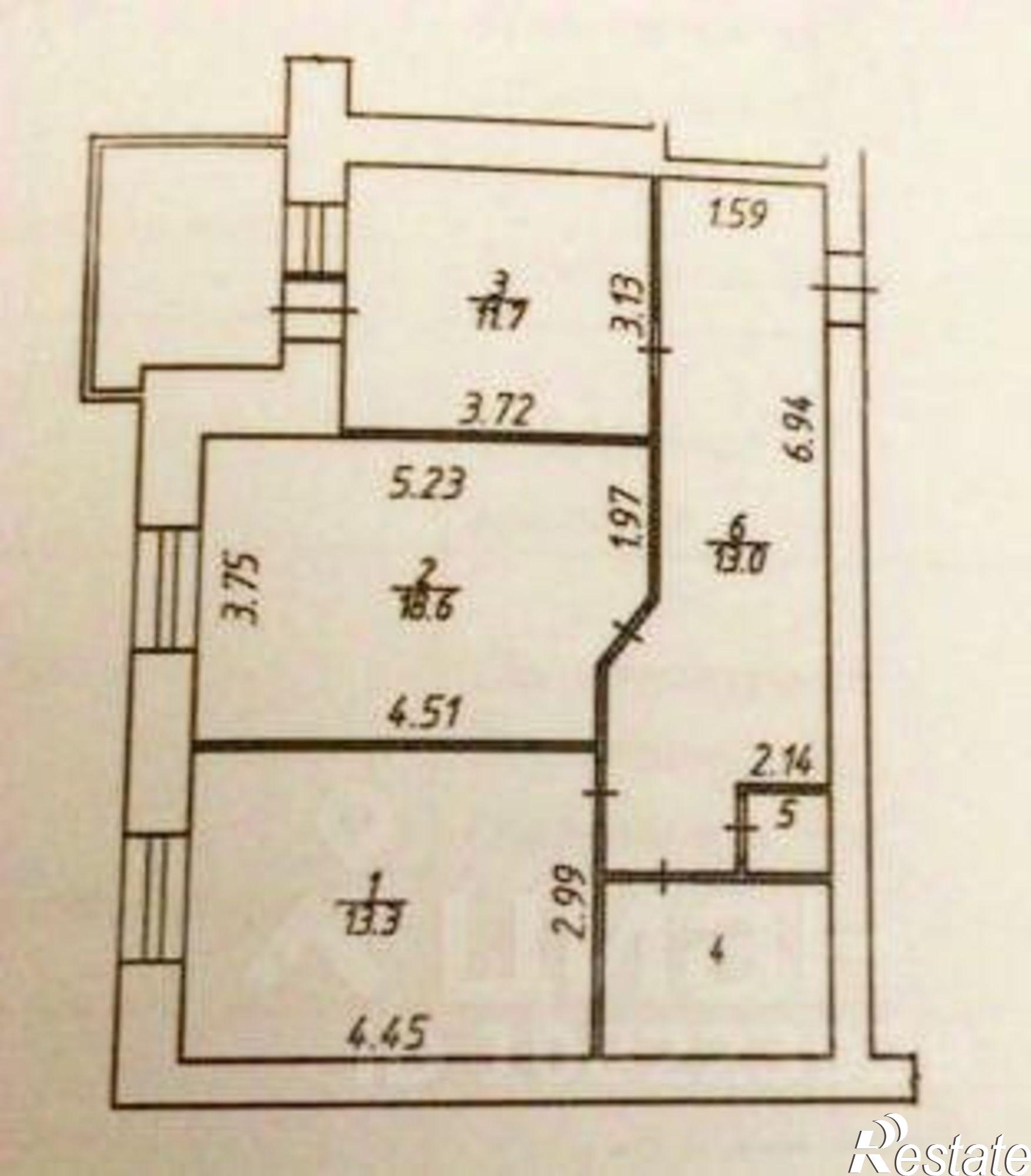 Купить квартиру за 7 600 000 рублей на Литейный переулок, 15