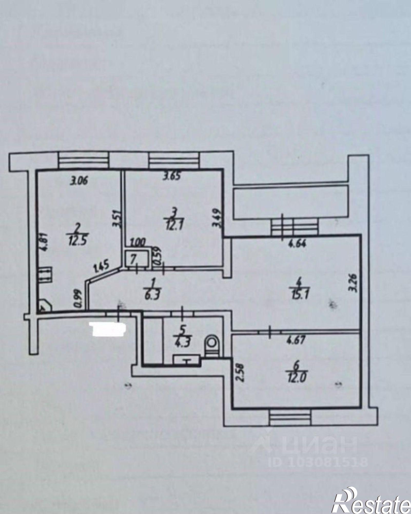 Купить квартиру за 8 900 000 рублей на Сиреневый б-р, 14